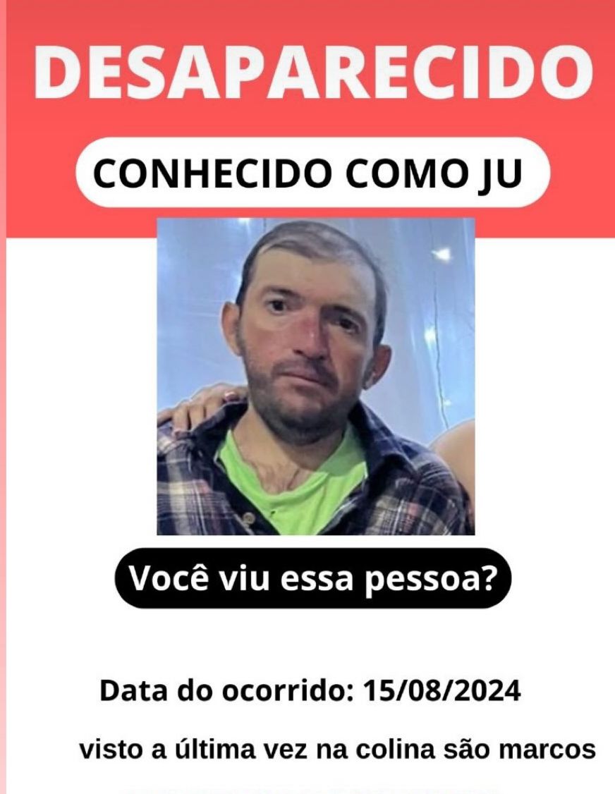 Localizado o corpo do agricultor desparecido desde 15 de agosto em Paraguaçu